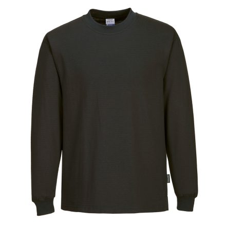 AS22BKRS Portwest Anti -Static ESD Long Sleeve T-Shirt