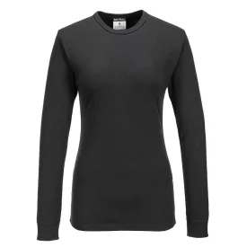   B126BKRM Portwest Women's Thermal T-Shirt Long Sleeve - aláöltözet