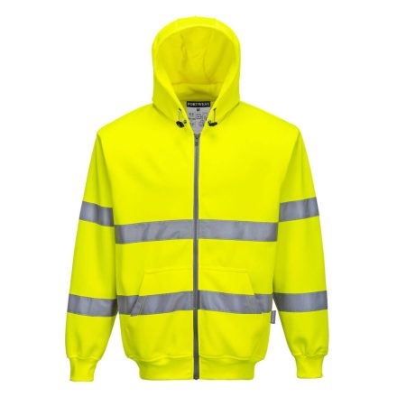 B305YER4XL Portwest Hi-Vis cipzáros pulóver