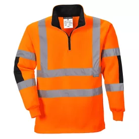 B308ORR4XL Portwest Jól láthatósági Xenon Rugby pulóver