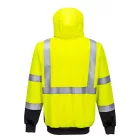 B315YBRXXL Portwest Hi-Vis kéttónusú kapucnis pulóver