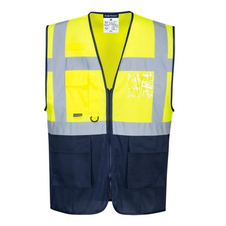 C377YNRL Portwest Hi-Vis kéttónusú MeshAir Executive mellény