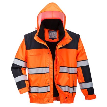 C466OBR4XL Portwest Hi-Vis Classic Bomber munkavédelmi dzseki