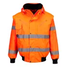 C467ORRXXXL Portwest Hi-Vis 3 az 1-ben Bomber dzseki