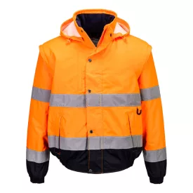 C468ORR4XL Portwest Hi-Vis 2 az 1-ben kabát