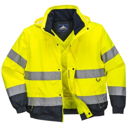 C468YER4XL Portwest Hi-Vis 2 az 1-ben kabát