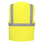 C472YERL-XL Portwest Jól láthatósági egy csíkos mellény