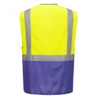 C476YPR4XL Portwest Jól láthatósági Warsaw vezetői mellény