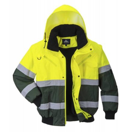 C565YGRM Portwest X Hi-Vis Bomber kabát