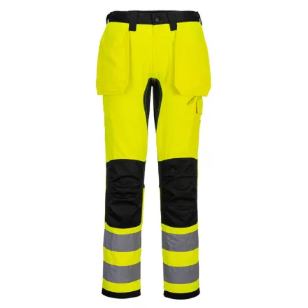 CD889YBR44 Portwest WX2 Eco Hi-Vis Holster Pocket Trousers