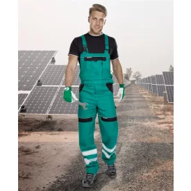   ARDON COOL TREND láthatósági kantáros nadrág zöld-fekete