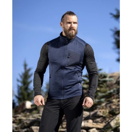 ARDON Breeffidry melange mellény sötétkék 4XL