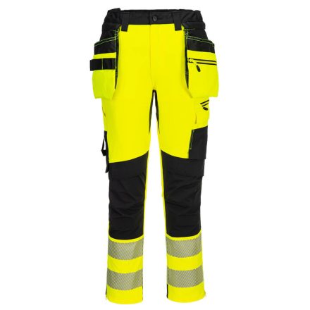 DX454YBR28 DX4 Hi-Vis nadrág lezippzározható lengőzsebbel