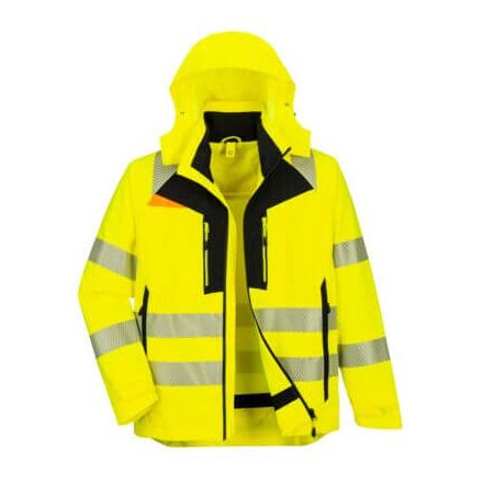 DX466YBR4XL Portwest DX4 Hi-Vis 4 az 1-ben kabát