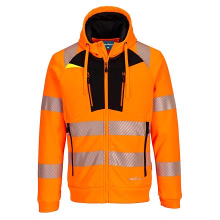 DX477OBR5XL Portwest DX4 Hi-Vis kapucnis pulóver