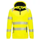 DX482YBRL Portwest DX4 Hi-Vis 1/4 Zip Hoodie