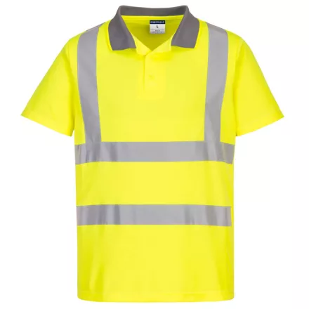 EC10YERL Portwest Eco Hi-Vis Polo Shirt  (6 db)