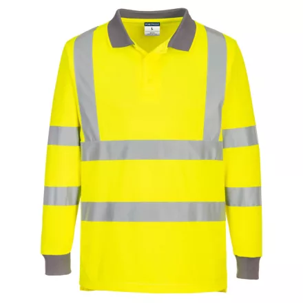 EC11YERM Portwest Eco Hi-Vis L/S Polo  (6 db)