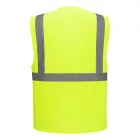 ES376YERL Portwest ES1 Essential Hi-Vis Mesh cipzáras vezetői mellény