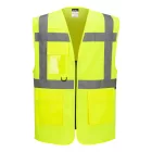 ES376YERM Portwest ES1 Essential Hi-Vis Mesh cipzáras vezetői mellény
