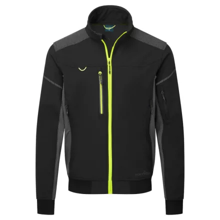 EV464BKTXL PORTWEST EV4 Softshell bomber dzseki (3L)