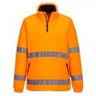 F302ORRXXL Portwest Hi-Vis 1/2 Zip polár