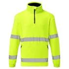 F302YERXXL Portwest Hi-Vis 1/2 Zip polár