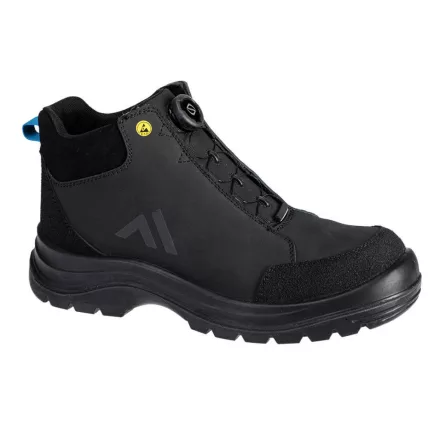 FE02BKB43 Portwest ESD munkavédelmi bakancs FX2 Ridge Composite Mid Boot S3S SR FO