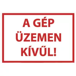 Fóliák: figyelmeztető