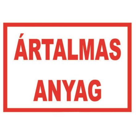 Ártalmas anyag - fólia