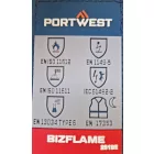 FR418GRRL Portwest Bizflame Work+ lángálló kantáros nadrág