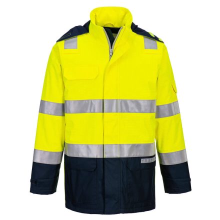 FR605YNRM Portwest Bizflame Multi Light Arc Hi-Vis Jacket