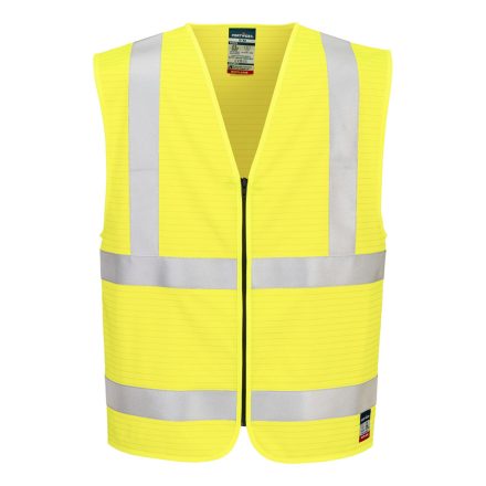 FR615YERL/XL Portwest Bizflame Hi-Vis lángálló mellény