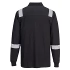 FR711BKRL Portwest WX3 Flame Resistant Long Sleeve Polo