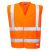 FR71ORRXX-3X Portwest Lángálló, antisztatikus, láthatósági mellény