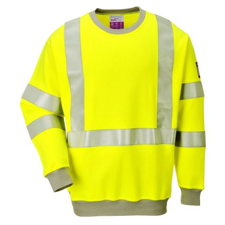 FR72YERXL Portwest Lángálló, antisztatikus Hi-Vis pulóver