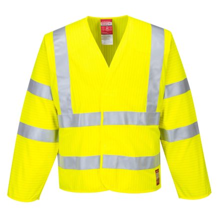 FR85YERL/XL Portwest Jól láthatósági antisztatikus kabát - lángálló