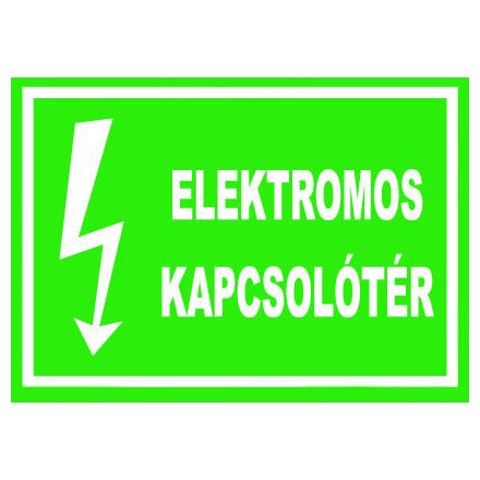 Elektromos kapcsolótér - fólia