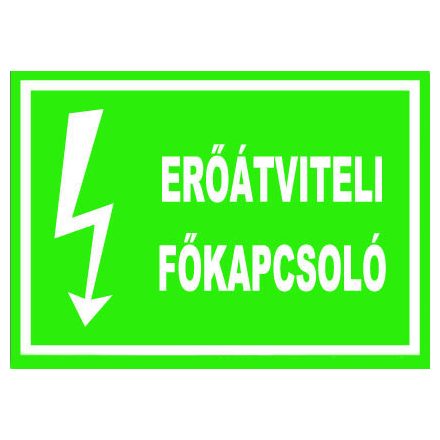 Erõátviteli fõkapcsoló - fólia