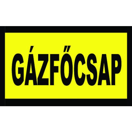 Gázfõcsap - fólia