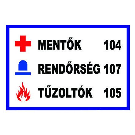 Mentõk rendõrség tûzoltók - fólia