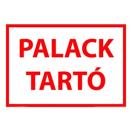 Palack tartó - fólia