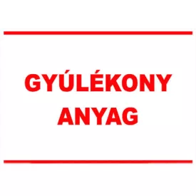 Gyúlékony anyag - fólia