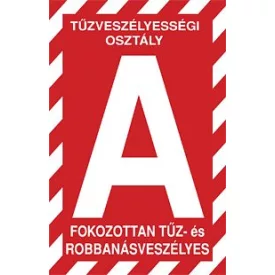 Tûzveszélyességi osztály A - fólia