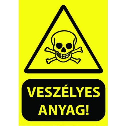 Veszélyes anyag ! - fólia