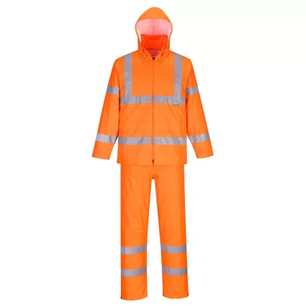 H448ORRXS Portwest Hi -Vis esőruha (2 részes öltöny)