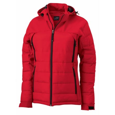 James&Nicholson outdoor hybrid jacket red NŐI  L