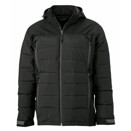 James&Nicholson outdoor hybrid jacket black L