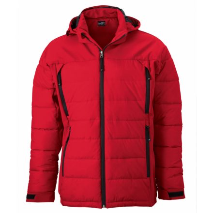 James&Nicholson outdoor hybrid jacket red  L