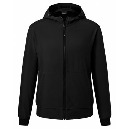 James&Nicholson softshell dzseki kapucnival fekete L